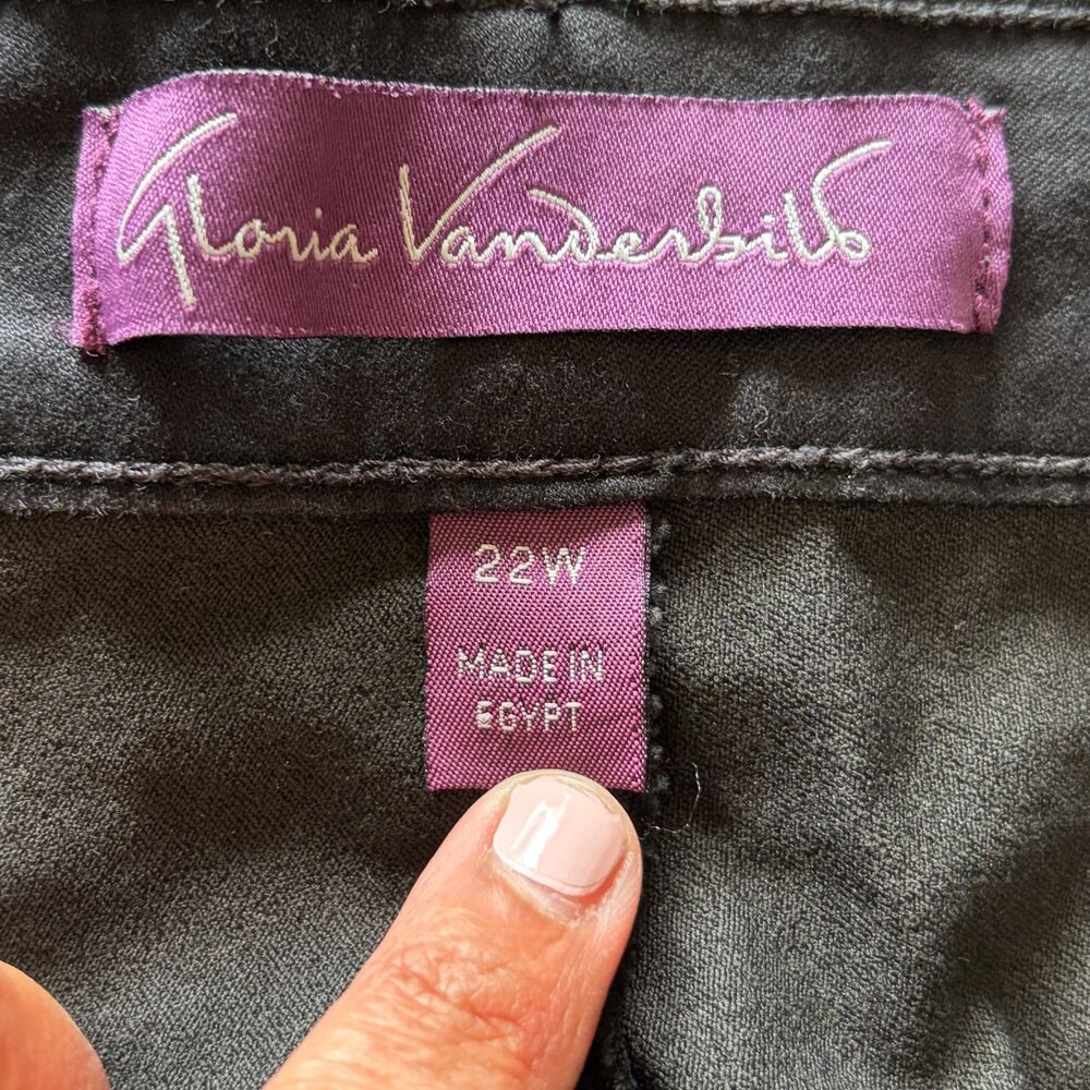 Gloria Vanderbilt Skinny Jegging Dark Wash Stretch Jeans Plus Size 22W - Picture 7 of 8